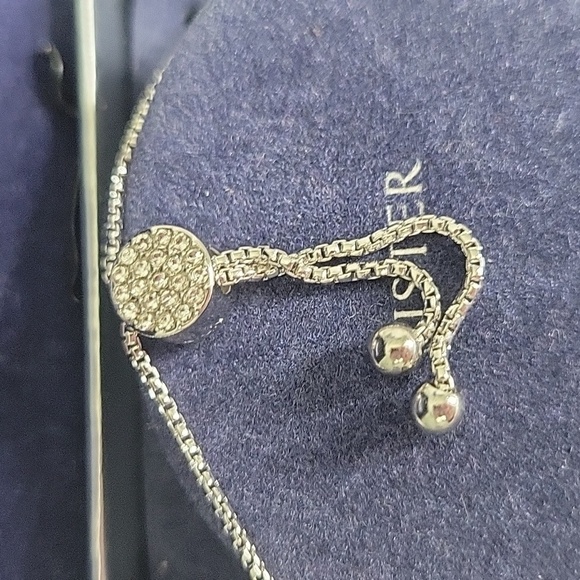 BRILLIANCE Silver Sister Bracelet with Swarovski Crystals NWT - Picture 6 of 8